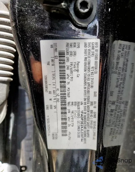 2018 Ford Focus S from USA, damaged, VIN 1FADP3E2XJL330744